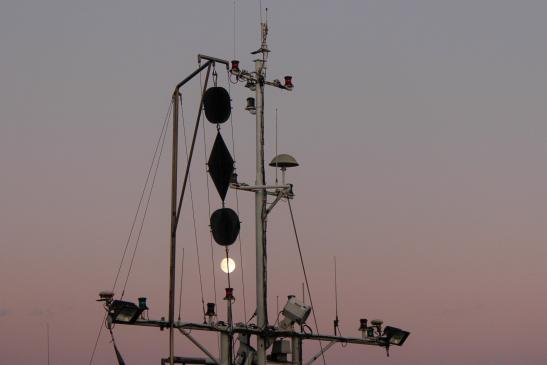Signalmast mit Mond #4481